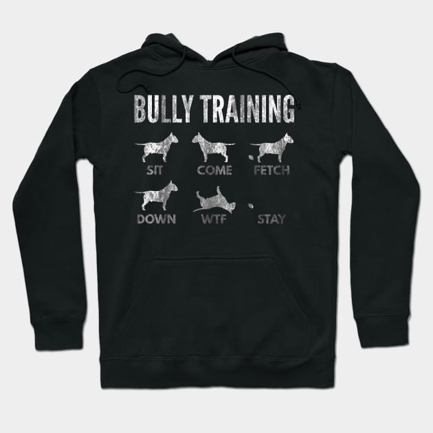 English Bull Terrier - Distressed Bully Training Hoodie by DoggyStyles